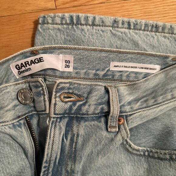 Garage Low Rise Baggy Jeans - Amari Blue NWOT (Size US 3) - Picture 4 of 6